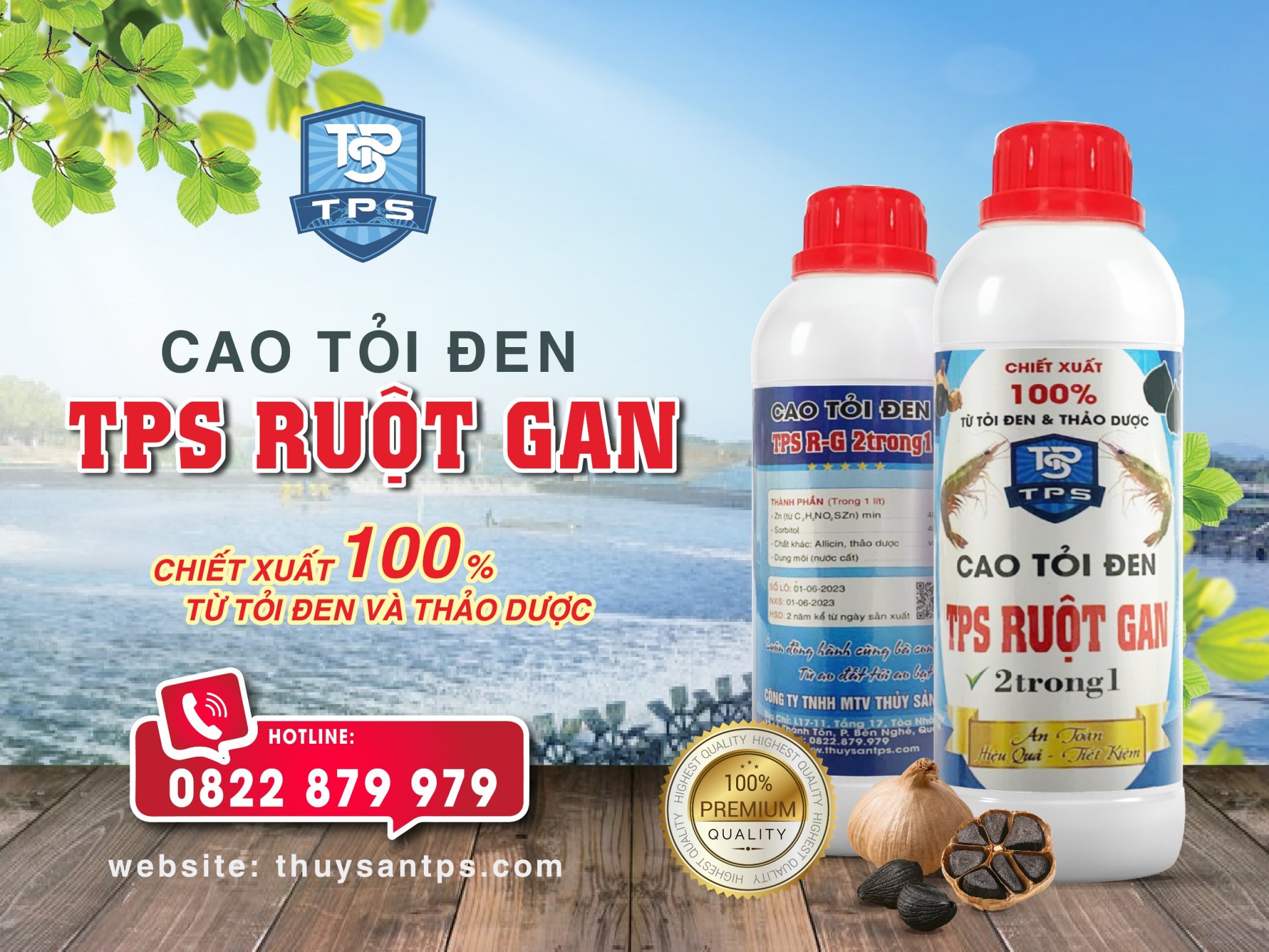 cao tỏi đen tps ruột gan